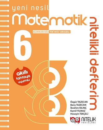 Nitelik Yayınları 7 SINIF MATEMATİK NİTELİKLİ DEFTERİM