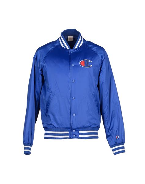 Champion Jacket In Blue For Men Lyst