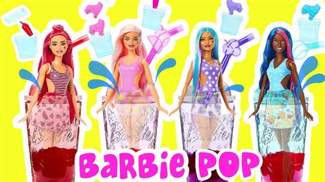 Barbie Pop Reveal Dolls Birthday Party With Ken And Color Reveal Slime