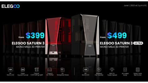 ELEGOO Launches Saturn 3 Ultra -12K Resin Printer with Wireless File ...