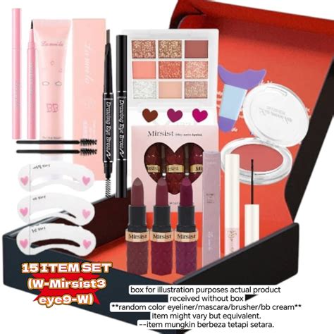 Set Makeup Lengkap Item New Nude Eyeshadow Palette Colors