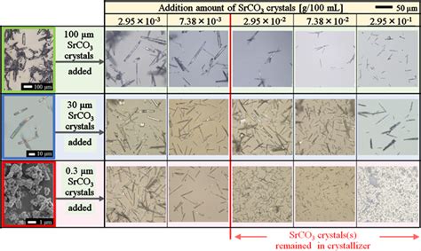 Control Of Crystal Size And Morphology Of Calcium Carbonate Crystal