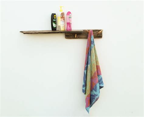 Driftwood Towel Rack Driftwood Bathroom Rack Bathroom Decor Etsy