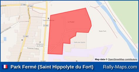 Mapa Harmonogram Profil Elewacji Park Fermé Saint Hippolyte du