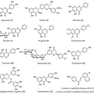 Structures Of Flavonoids With An Emt Inhibitory Effect