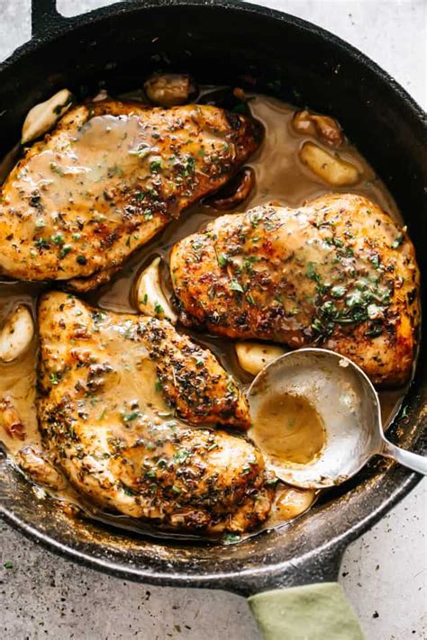 Creamy Garlic Sauce Chicken Recipe Easy Chicken Breasts Dinner Idea