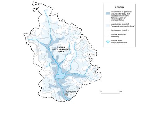 Hydrogeological Sketch Map Of The Satara District Mwsip Pilot Project