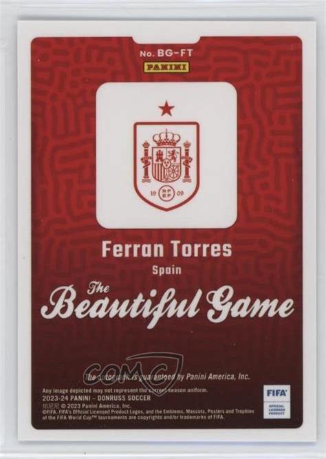 Panini Donruss Beautiful Game Auto Ferran Torres Bg Ft Auto Ebay