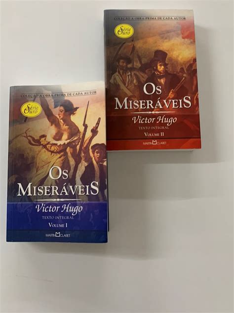Livro Os Miseráveis Victor Hugo Vol 1 E 2 Livro Os Miseráveis Usado