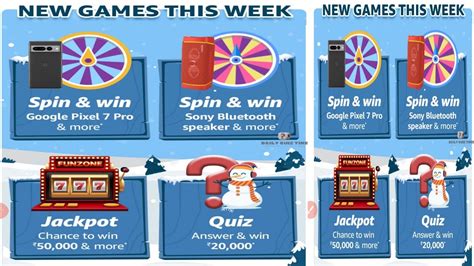 Amazon Funzone New Games This Week Quiz Answers Today 6 January 2023