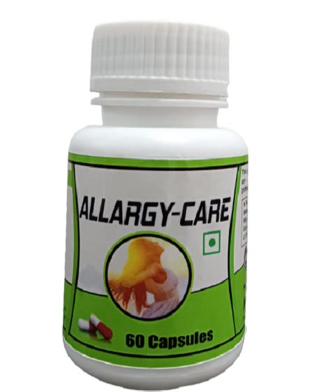 Allergy Care Capsules For Personal Packaging Size 60capsules At Rs