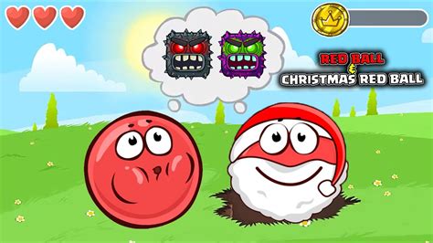 Red Ball Christmas Red Ball All Levels Fusion Battle Into The