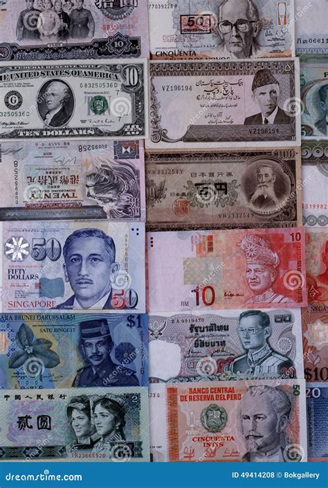 Foreign currencies notes stock photo. Image of finance - 49414208