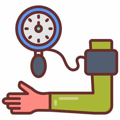 Blood Pressure Apparatus Machine Bp Checking Icon Download On