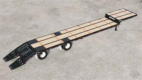 Demco Tandem Axle Drop Deck Trailer Autoload Pour Palettes Pour Farming