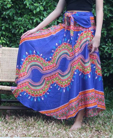 Breezy Boho Maxi Skirt Bohemian Clothing Gypsy Skirt Boho Chic Etsy