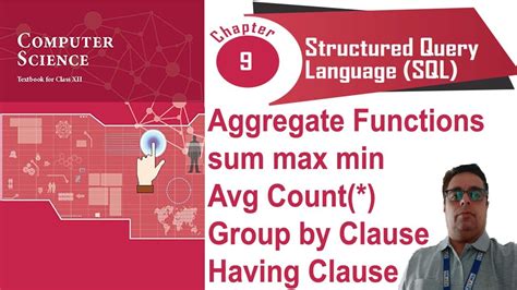 NCERT CLASS 12 CHAPTER 9 AGGREGATE FUNCTIONS SUM MIN MAX AVG COUNT