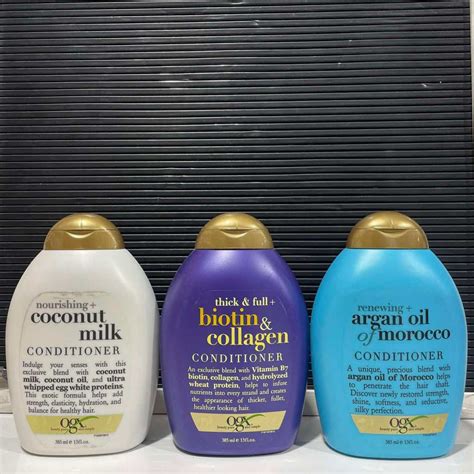 Ogx Thick And Full Biotin And Collagen Argan Oil Coconut Milk 385ml 13oz Shopee Philippines