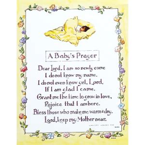 Print Baby Prayer - Sacred Supplies