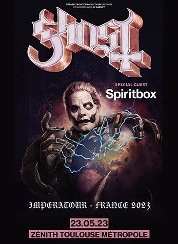 Concert Ghost Toulouse Zenith France