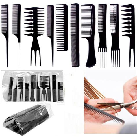 Hair Comb Set Professional Styling Kit 10 Pieces Online Shopping In