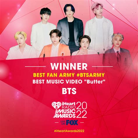 Bts Wins Best Video Best Fan Army At Iheartmusic Awards