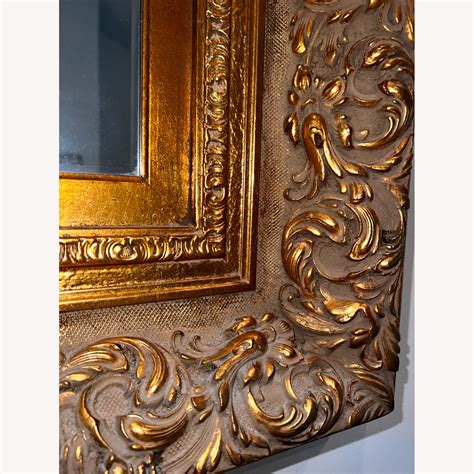 Vintage Square Gold Mirror Aptdeco