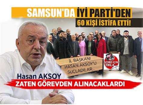 Hasan Aksoy dan İstifalara Yönelik Açıklamalar Samsunanaliz