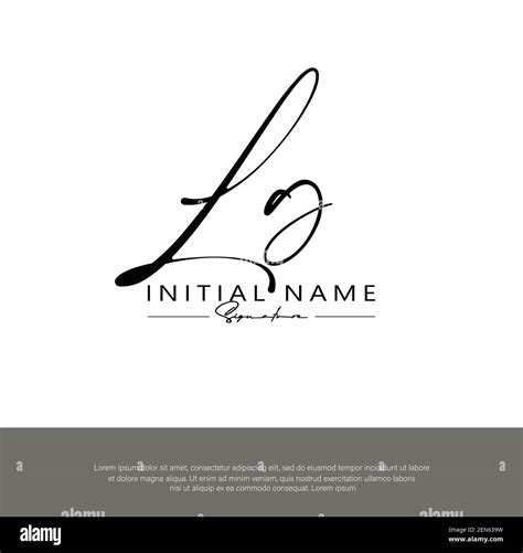 L G Lg Initial Letter Handwriting And Signature Logo Beauty Vector