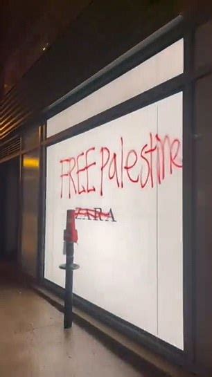 Pro Palestinian Protesters Target Zara Stores And Bring Oxford Street