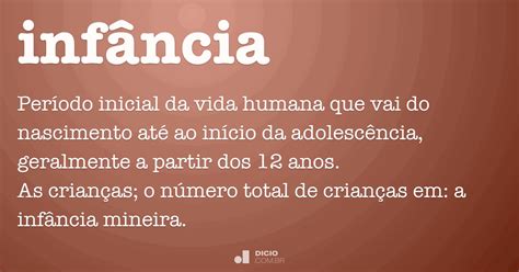 O Que Significa Infância