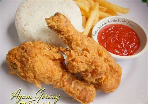 Resep Ayam Goreng Tepung Crispy oleh Nia Syifa - Cookpad