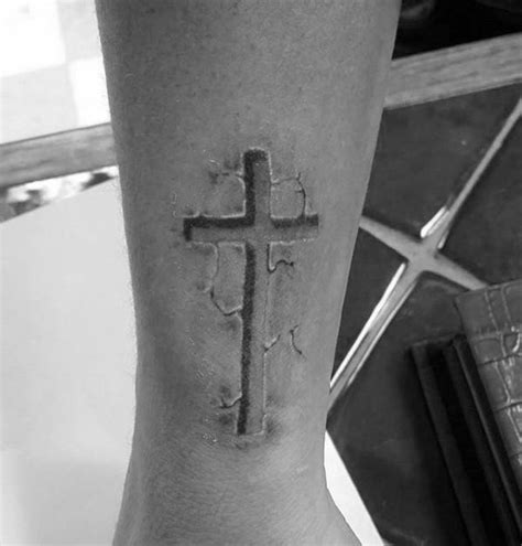 40 Simple Christian Tattoos For Men Faith Design Ideas