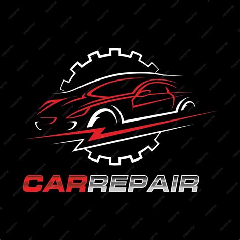 Premium Vector Minimalist Car Repair Logo Design Template Car Repair