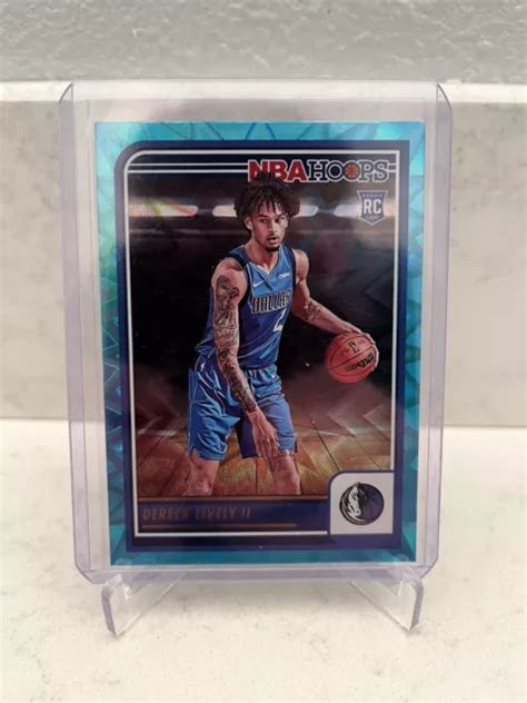 2023 24 PANINI NBA Hoops Dereck Lively II Teal Explosion RC 241