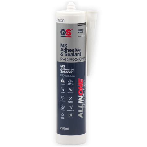 ADHESIVE SEALANT EMAX MS 40 WHITE CR 290 ML QS