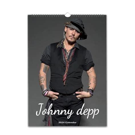 Johnny Depp Full Photo Calendar Personalised Choose Start