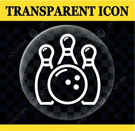 Bowling Vektor Lingkaran Pin Ikon Transparan Ikon Rekreasi Vektor ...