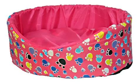 Cama Caminha Pet Cachorro Gato Europa Almofada Rosa G Mercadolivre