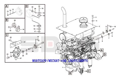 Sdlg Lg Wheel Loader With Yuchai Engine Engine Assembly