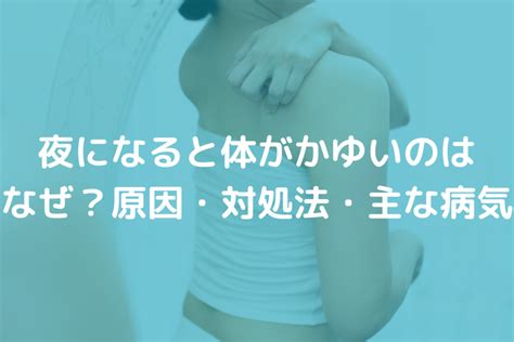 夜になると体がかゆいのはなぜ？原因・対処法・考えられる病気を医師がわかりやすく解説 皮膚のトラブル解決のための情報メディア 皮膚科medi