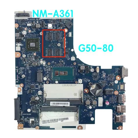 Lenovo G50 80 Laptop Motherboard ACLUC3 ACLU4 NM A361 Rev 1 0 Mainboard