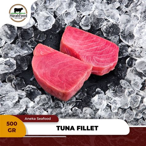 Jual Hijrahfood Ikan Tuna Fillet Steak 500 Gram Tuna Fish Frozen