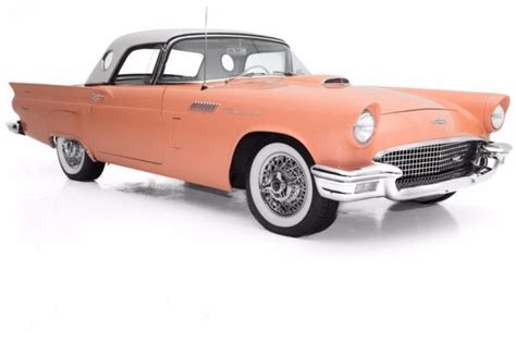 1957 Ford Thunderbird Coral Sand Frame Off Loaded 312ci 4bbl Automatic