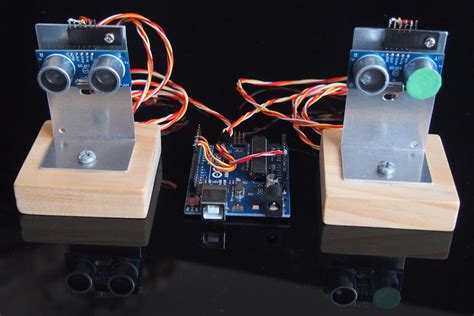 Dual Ultrasonic Sensors Combine For 2d Echolocation Arduino Blog