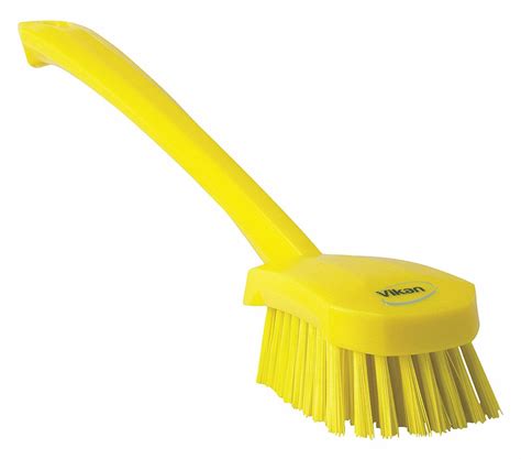 VIKAN Stiff Plastic Scrub Brush 38Y672 41866 Grainger