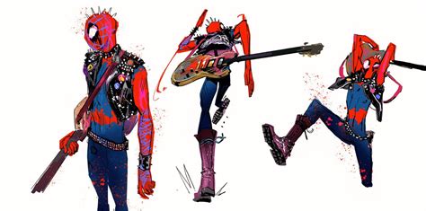 Agente De Marvel On Twitter Dise Os Conceptuales De Spider Punk Para