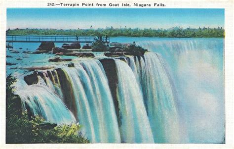 Free Printable Vintage Niagara Falls Postcards Rose Clearfield