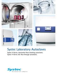 Systec Laboratory Autoclaves Systec Laboratory Autoclaves Pdf Pdf Pro