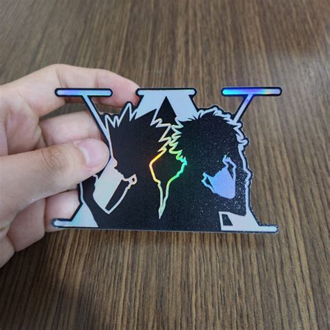 Jual Sticker Hologram Anime Besar PSH1309 Hunter X Hunter Gon